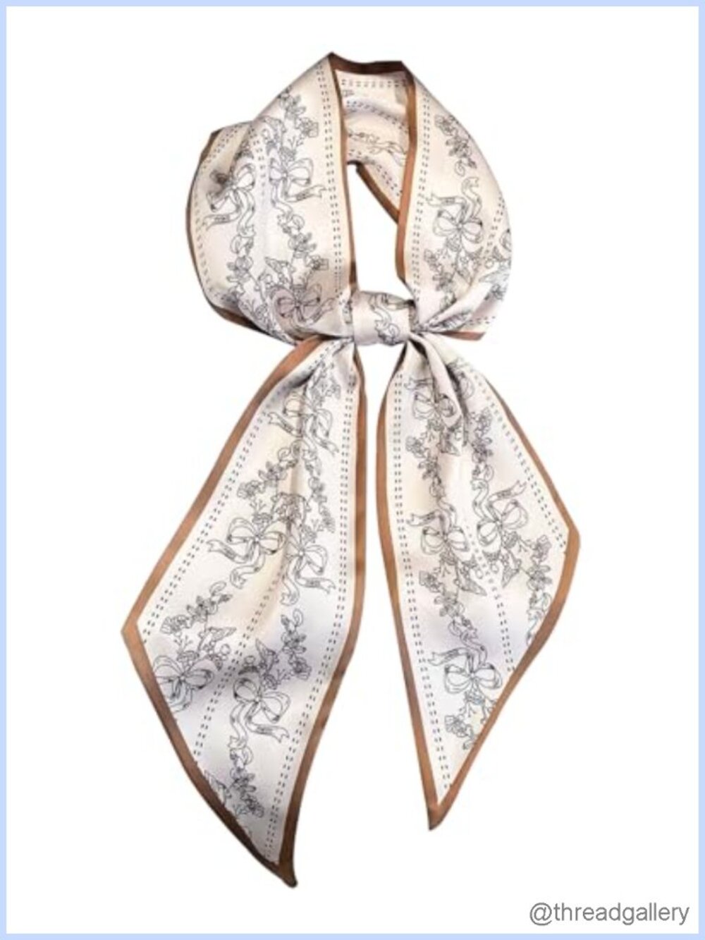 Satin Silk Feel Long Thin Head Scarf Hair Neck Bag Accessory Women
